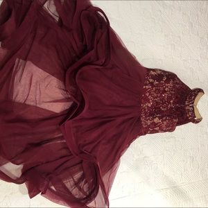 Speechless Homecoming Dress Maroon